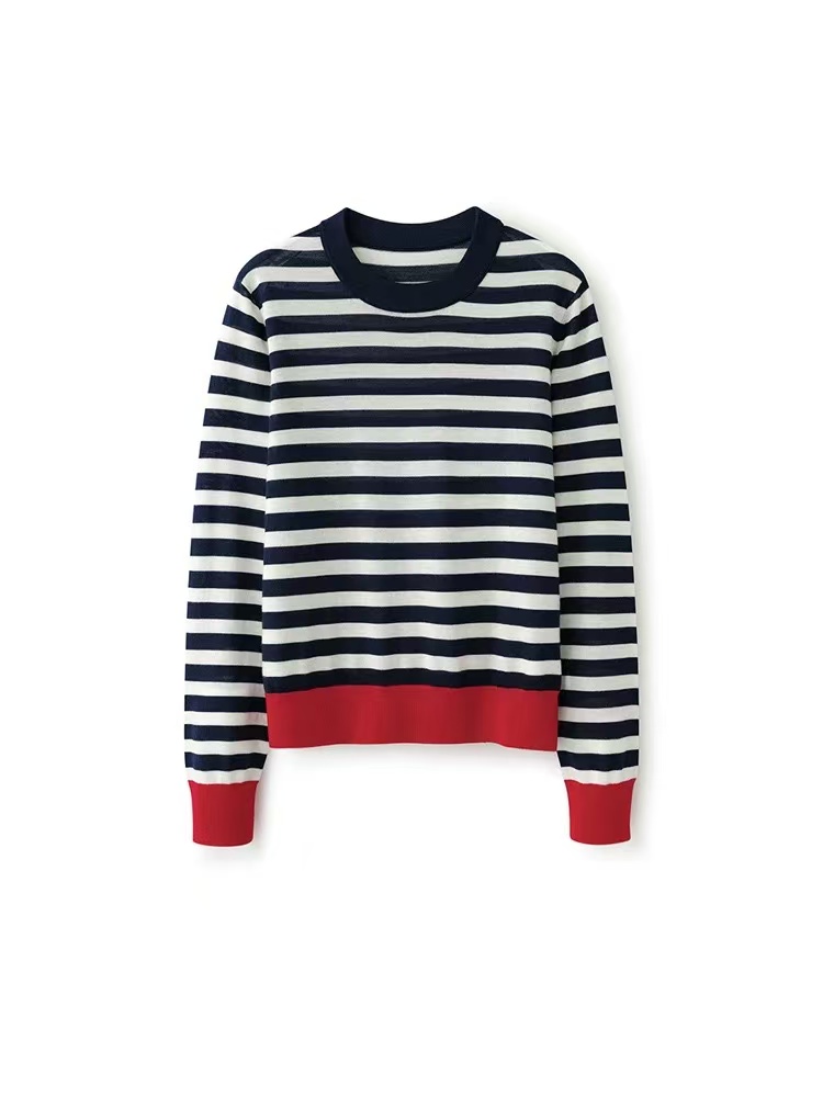 Merino Wool Blend Crew Neck Sweater KC-SW-023